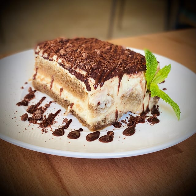 Tray of Tiramisu Classico.