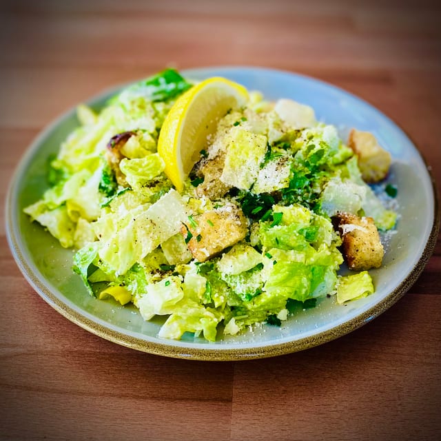 Large Bowl of Caesar Salad.