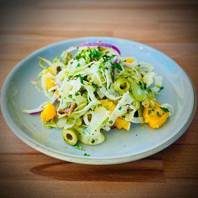 Large Bowl of Fennel Salad.