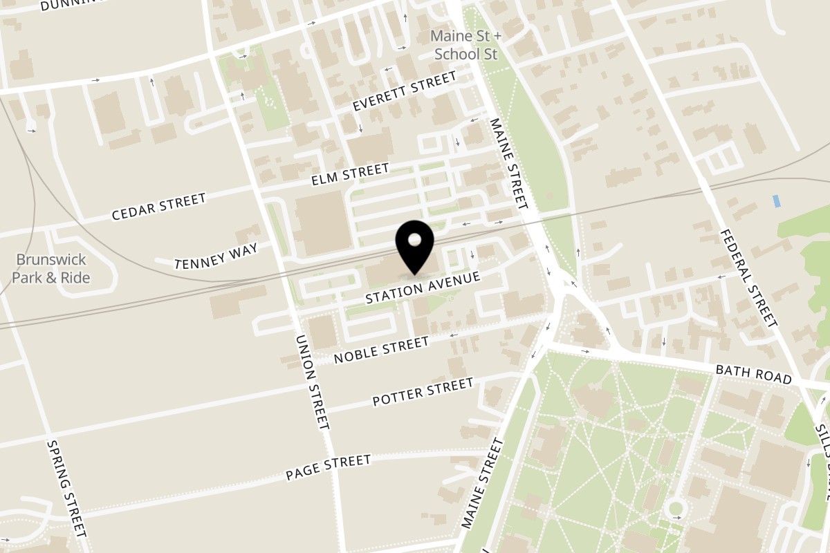 Map showing the location of Pomelia on 16 Station Ave in Brunswick